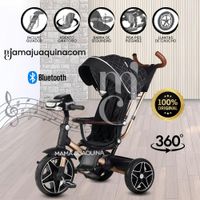 Triciclo Giratorio 5 en 1 «NOVA NEW» USB Bluetooth Black