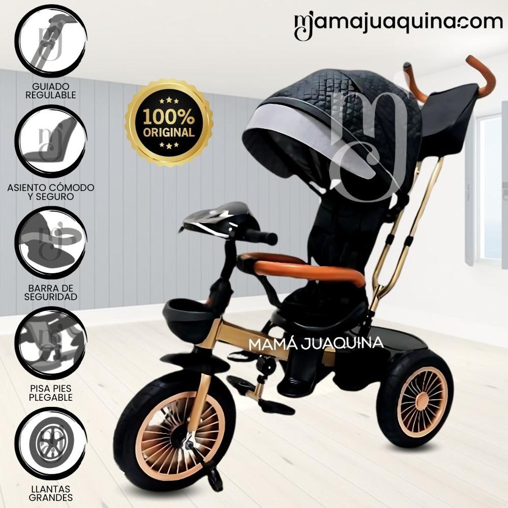 Triciclo Guiador «LUCIAN II» con Bluetooth Blue