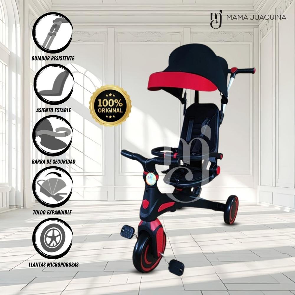 Triciclo Guiador «SHIELDER» Negro