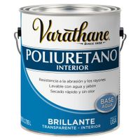 Barniz de interior Base agua brillante Varathane 3.785 litros