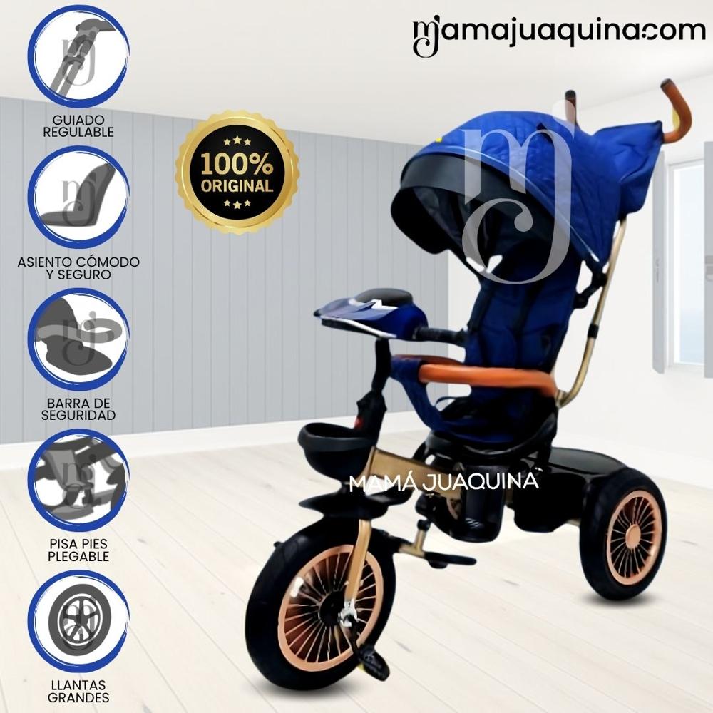 Triciclo Guiador «LUCIAN II» con Bluetooth Black