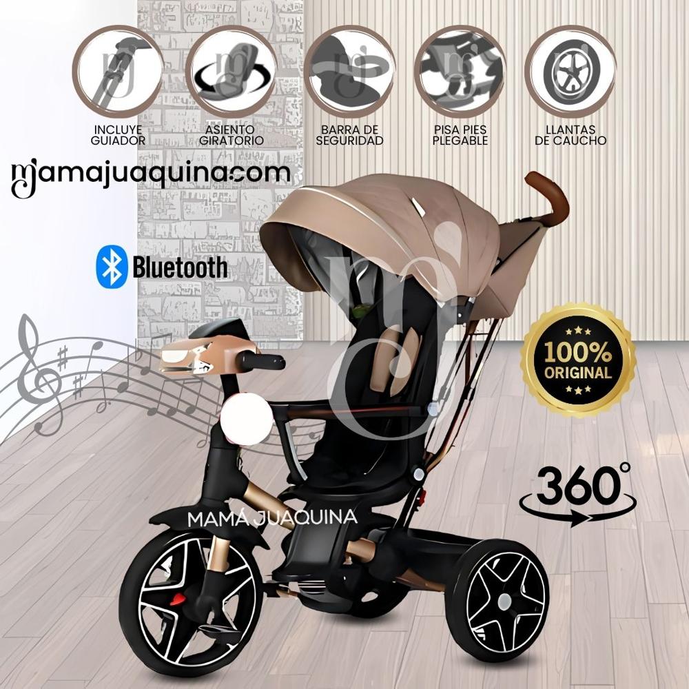 Triciclo Guiador Kids «BABY BLISS» Gray