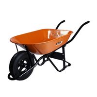Carretilla Werken Buggy 5.5P3 Naranja de Acero/Plástico 80 litros