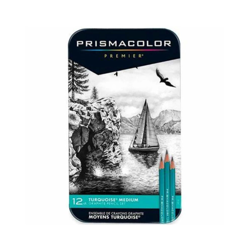Lápices Grafito Prismacolor Premier Turquoise Medium x12