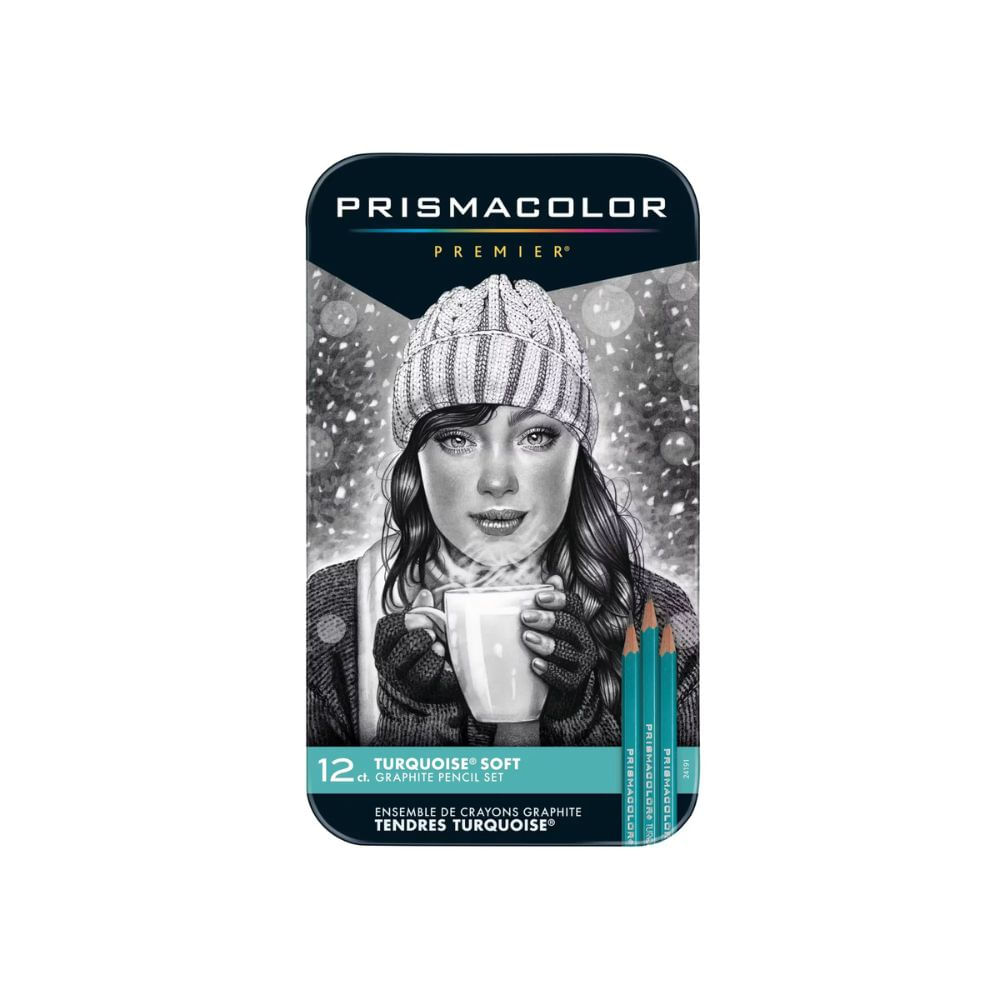 Lápices Grafito Prismacolor Premier Turquoise Soft x12