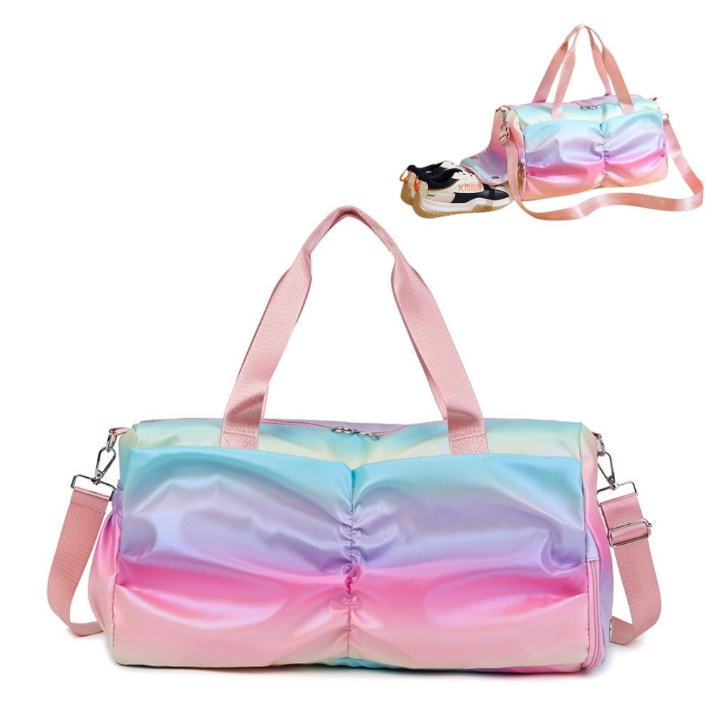 Maletín Mochila Deportiva Multicolor Rosa para Mujer