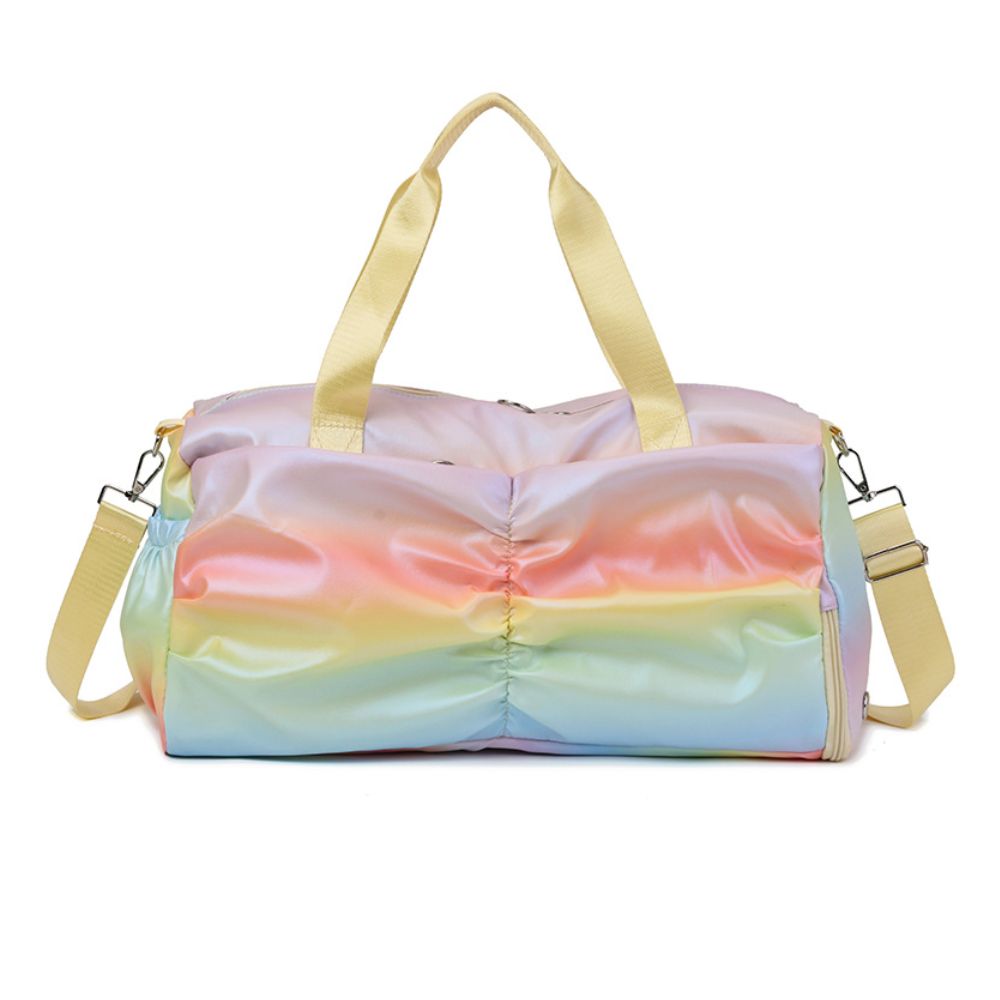 Maletín Mochila Deportiva Multicolor Amarillo para Mujer