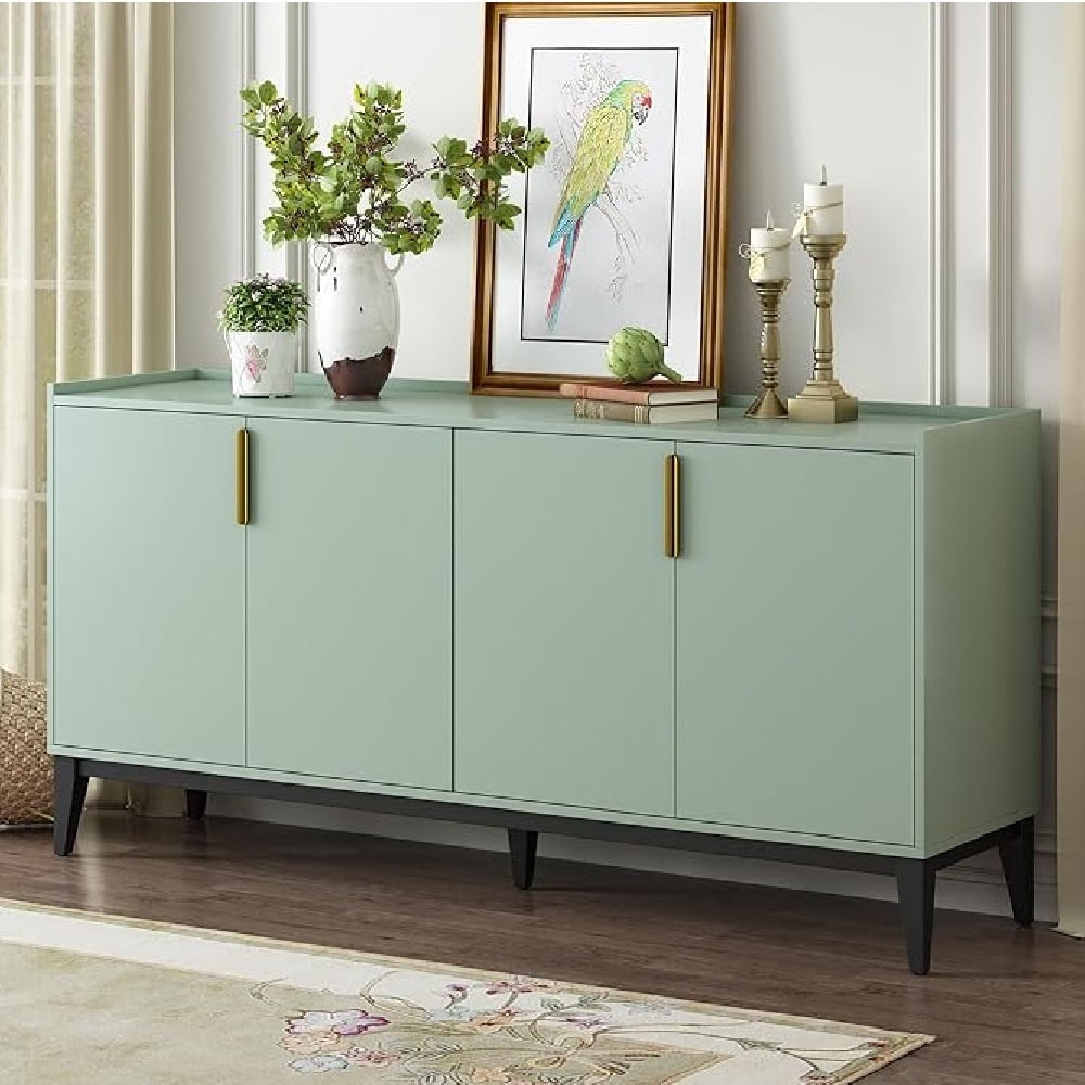 Aparador Moderno Olivo 4 puertas Color Agave TU MESITA