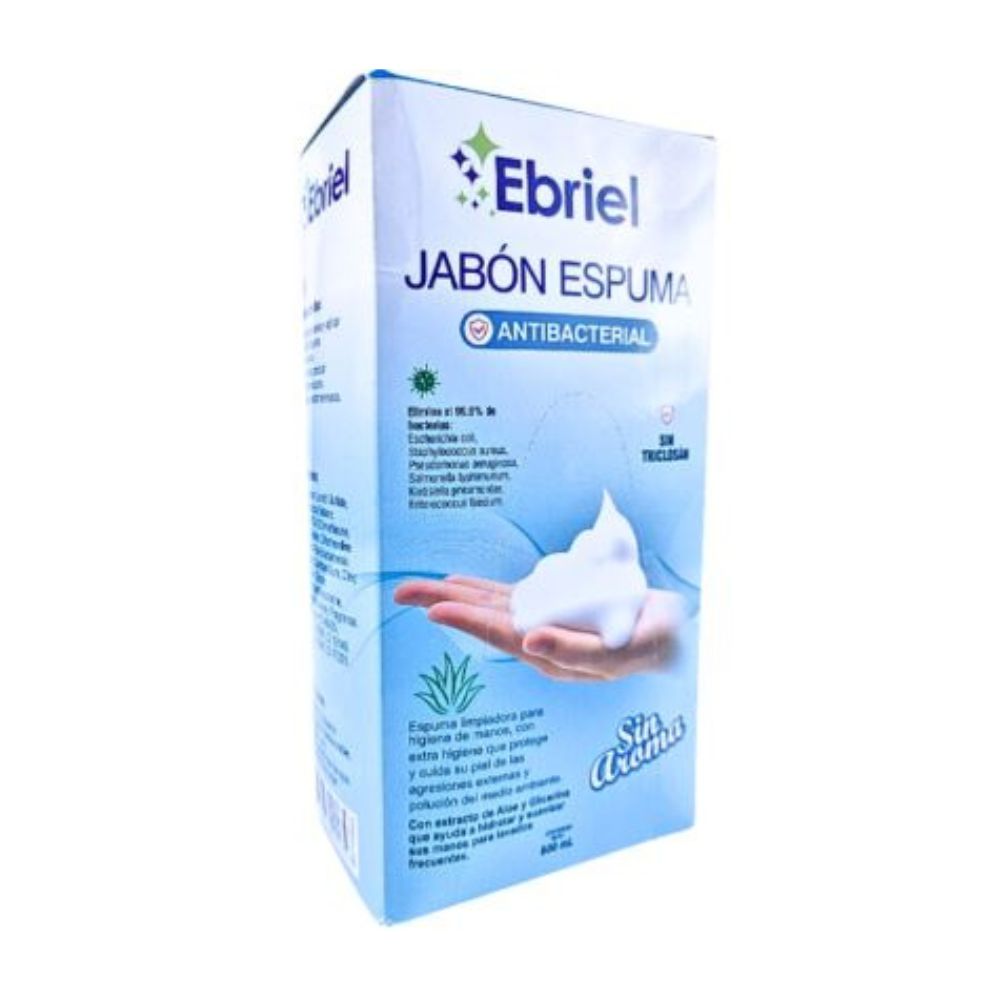 Jabón Espuma Ebriel Antibacterial 800ml