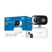 Cámara Seguridad Tp-Link Tapo C206 Full HD 2MP Audio 2vías Vision Noche Exterior 256GB