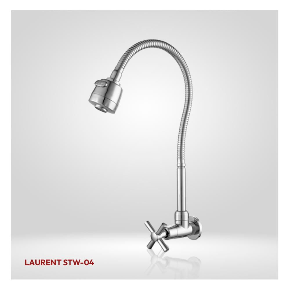 Llave De Lavadero A La Pared Laurent STW-04 Cromado - STONE