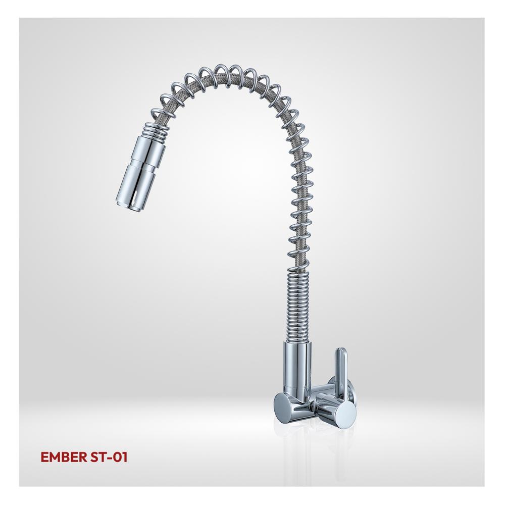 Llave De Cocina A La Pared Ember ST-01 Cromado - STONE