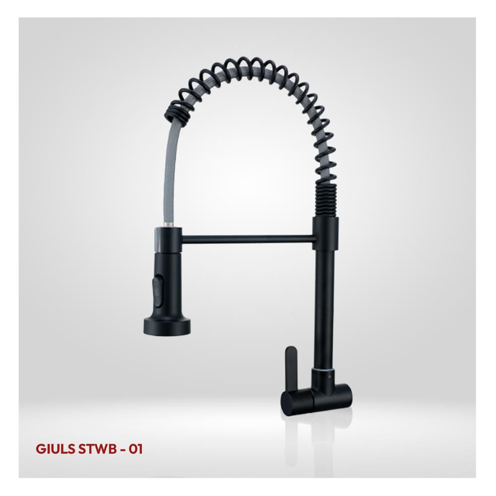 Llave De Cocina A La Pared Giuls STWB-01 Black - STONE