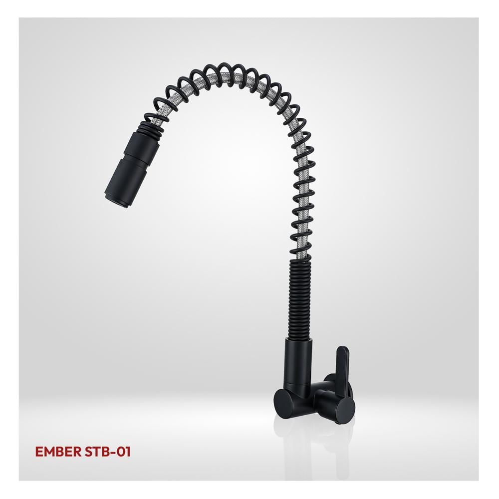 Llave De Cocina A La Pared Ember STB-01 Black - STONE