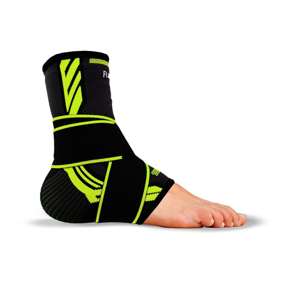 Tobillera Ajustable de Compresión Para Deporte Talla M Color Verde