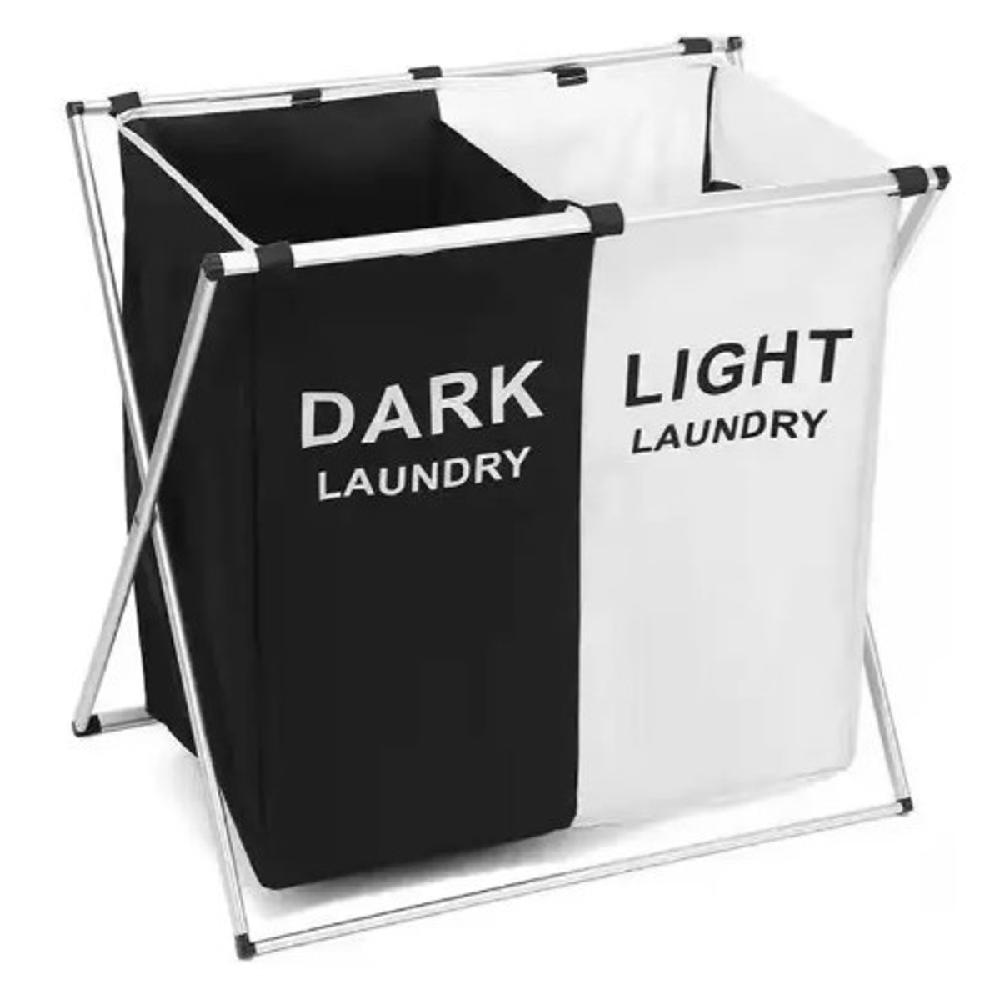 Cesto de Ropa Organizador Doble Plegable