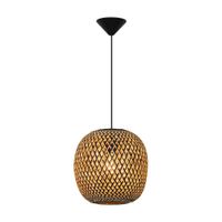 Lámpara Colgante Bambú Orange Mini Loreta 1 Luz E27