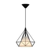 Lámpara Colgante Trendy Orange Diamante E27 Negro