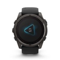 Smartwatch Running Garmin Fenix 8 51Mm Zafiro Solar Carbon/Gris Titanio (Correa Sport Negra)