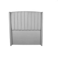 Cabecera de cama Veronica Lineal 2 Plz - Gris claro