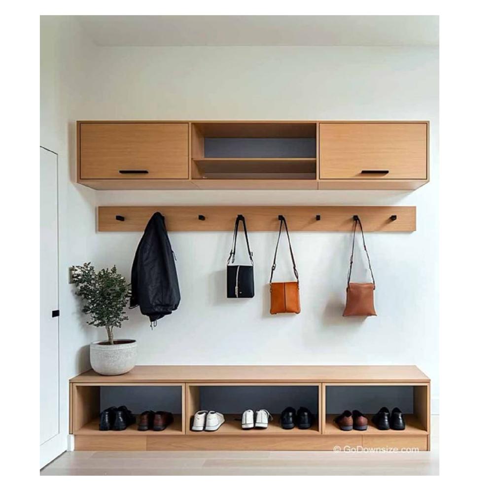 Recibidor Multiusos Alexis color Haya 2 puertas TU MESITA