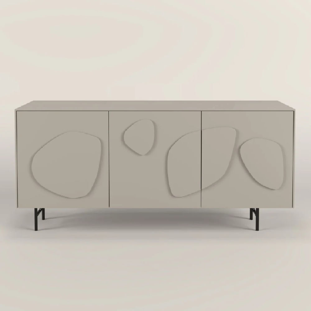 Aparador Moderno Rino 3 Puertas Color Capri TU MESITA