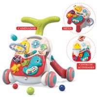 Caminador para bebe 3 en 1 Rojo con Pelotas y Arco 66549