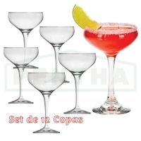 Set Copas Martini Manhattan 340ml Set 12 Copas Mistic Nadir