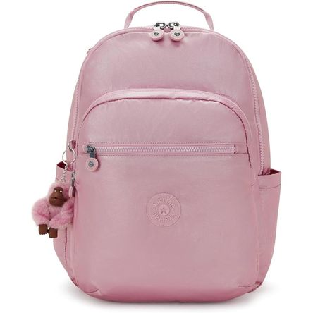 Kipling Seoul KI5210XL Mochila para Laptop para Mujer | Lila Metalizado P