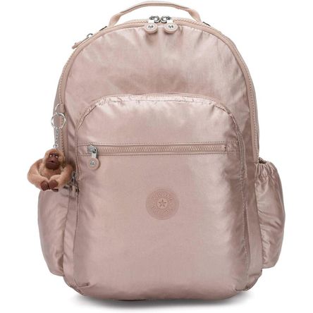 Kipling Seoul KI5210XL Mochila para Laptop para Mujer | Cuarzo Metálico