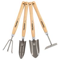 Juego de 4 Herramientas 12 1/4"" para Jardín Truper 15040