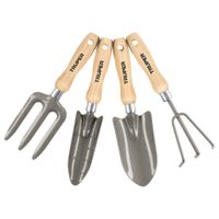 Juego de 4 Herramientas 6"" para Jardín Truper 15030