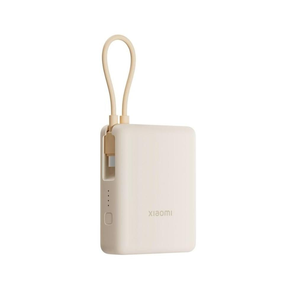 Cargador Portátil Xiaomi Power Bank 10000 Mah 33w (Con Cable) Crema