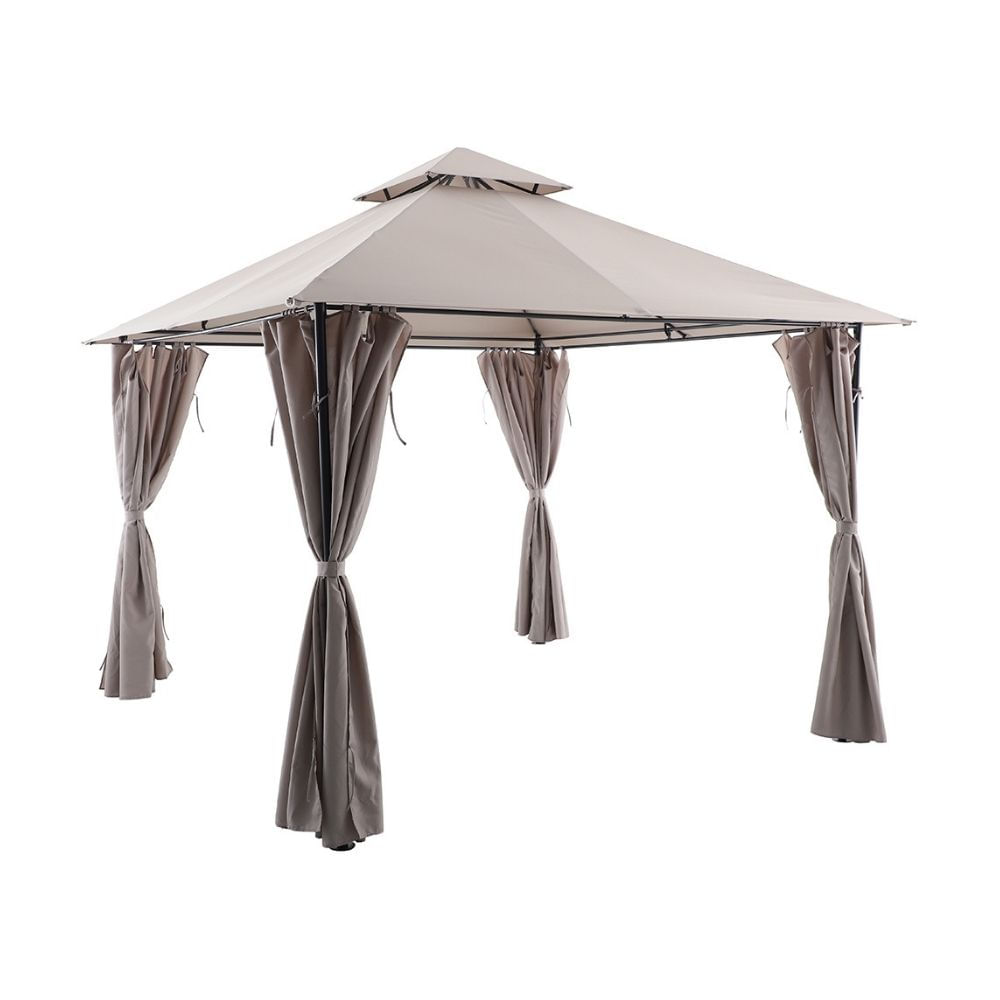 Pérgola de Metal Taupe 300x300cm