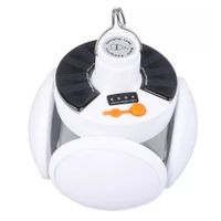 Foco Lampara Luz Led Recargable Usb Portátil Exterior Blanco