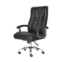 Silla Ergonómica Presidente Shiny Sg Pro Negro Hilo Dorado Ofideas
