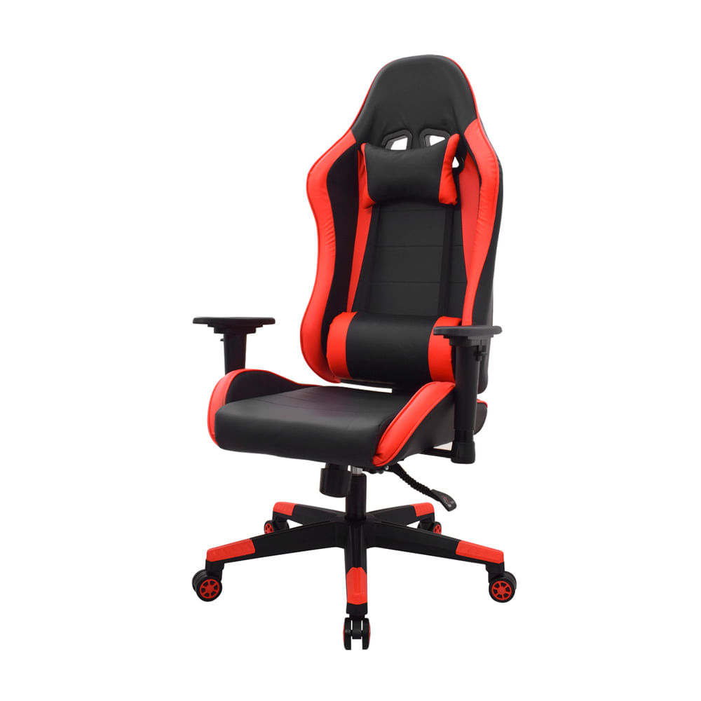 Silla Gamer Leaf Negro/Rojo Ofideas