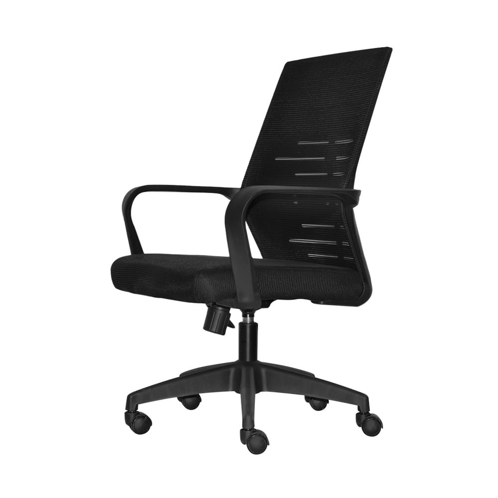 Silla De Oficina Giratoria Franz Mecanismo Basculante Negro Ofideas