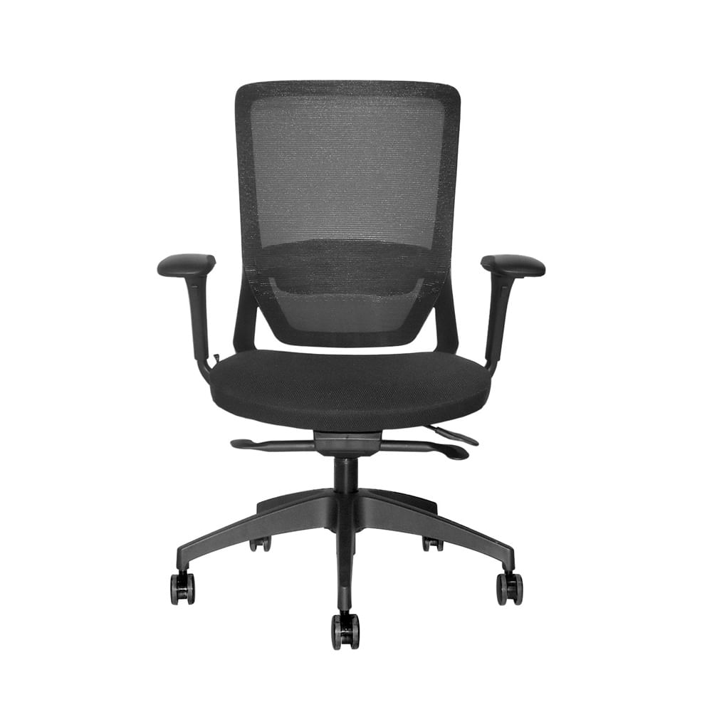Silla Ergonómica Reclinable Slider Brazo 4D. Loop Gerencial Negro Ofideas