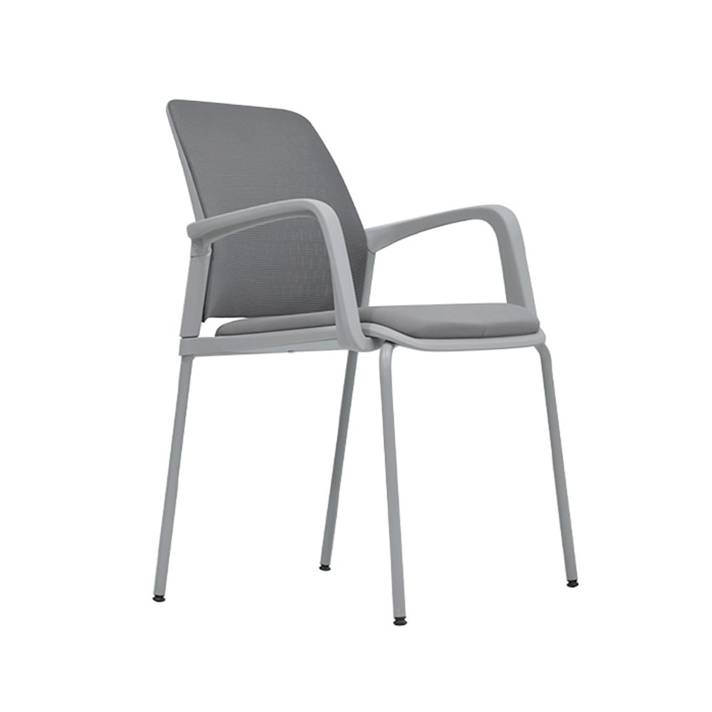Silla De Oficina Fija Interlocutora Pinko Pro Blanco/Gris Ofideas