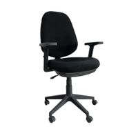 Silla Ergonómica Rudy II Alta Reclinable Negro Brazos Regulables Ofideas