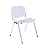 Silla De Oficina Fija Prisma Estructura Gris Color Gris Ofideas