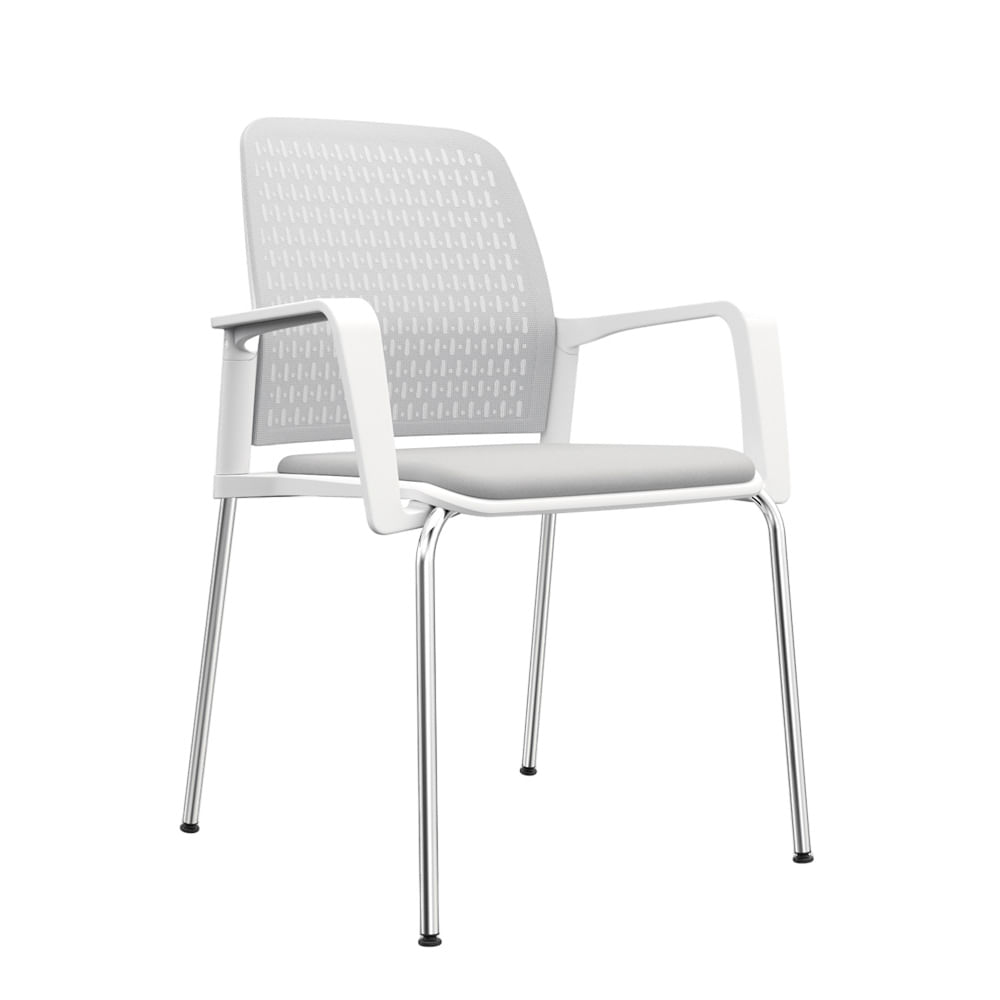 Silla de Visita Fija Pinko Gris Ofideas