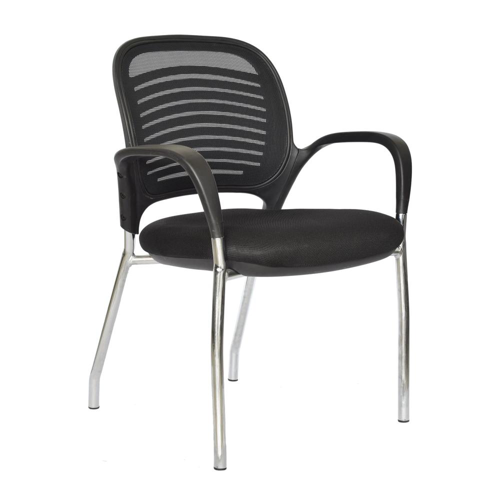 Silla de Visita Fija Fenix Negro Ofideas