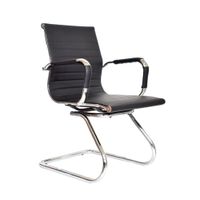 Silla De Oficina Fija Interlocutora Boss Negro Ofideas