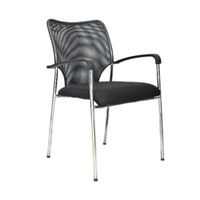 Silla de Visita Fija Penelope Negro Ofideas