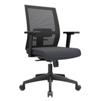 Silla de Oficina Ergonómica Noha Negro Gerente Nylon Ofideas