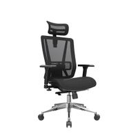 Silla de Oficina Ergonómica Nefi Negro Presidente Ofideas