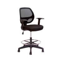 Silla Cajera Ergonómica Con Apoyabrazos Malí Negro Ofideas