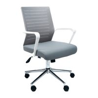 Silla Ergonómica Basculante Torino Brazo Fijo Gris Ofideas